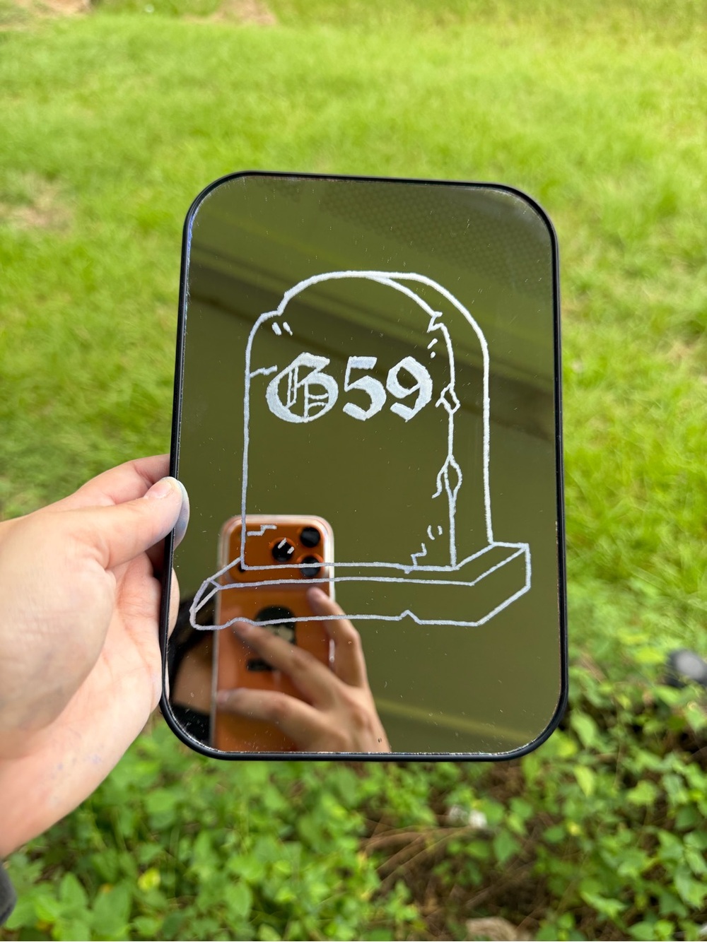Engraved G59 mirror